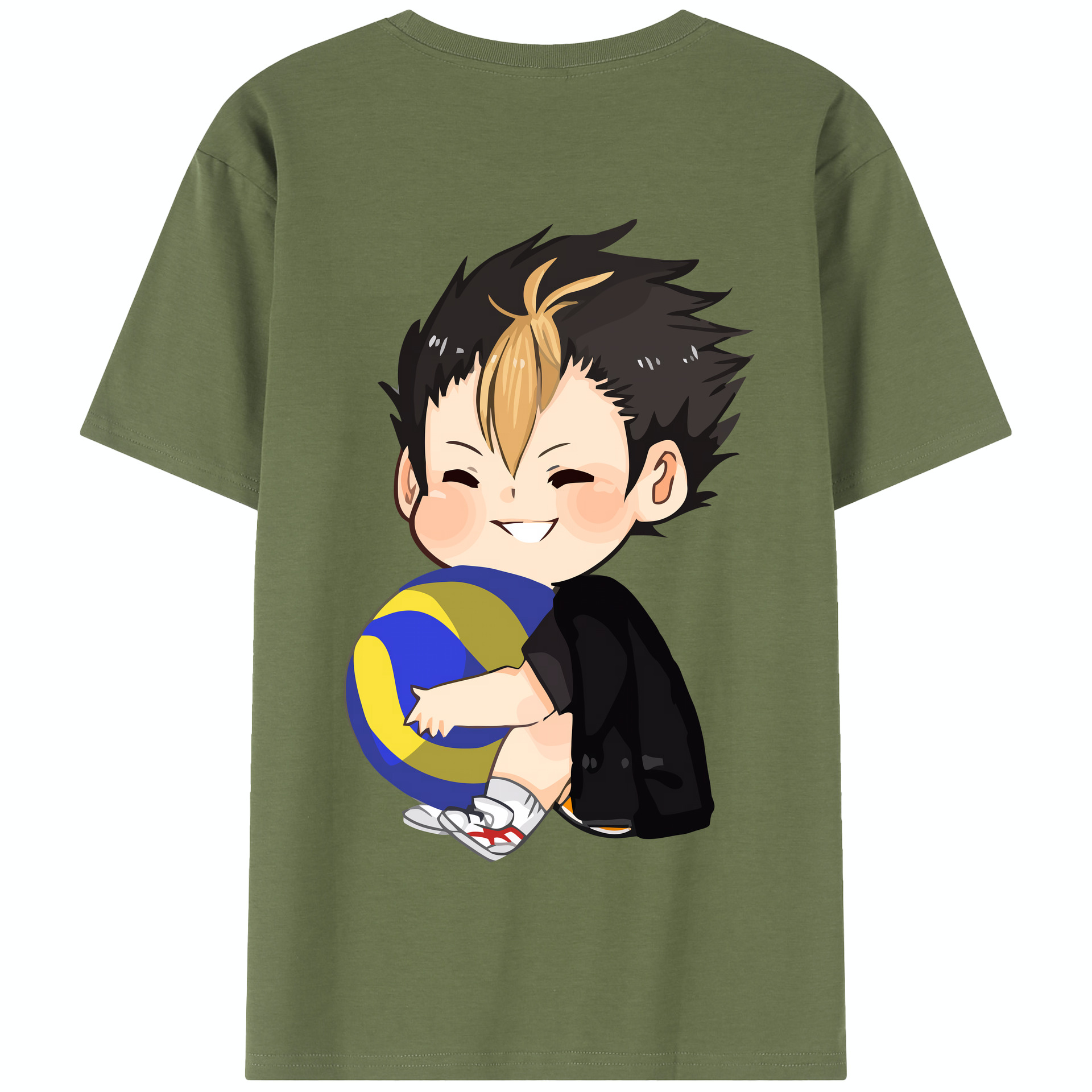 （画像用） ハイキュー!! Haikyu!! 綿100％半袖Tシャツ（背面プリント）